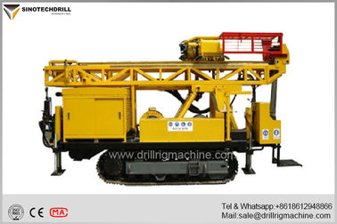 Crawler mounted full hydraulic Surface Core Drill Rig with NQ 1300m cummins engine