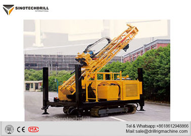 200m Depth Reverse Circulation Drill Rig Machine with Separated Air Compressor