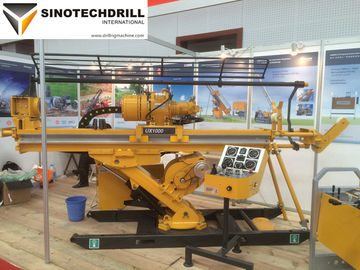 Deep Hole Hydraulic Underground Core Drill Rig With PQ &amp; HQ Max Rod Size 160Cc Rotation Motor