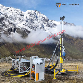 200m Man Lightweight Portable Drill Rig Wireline Drilling Machine