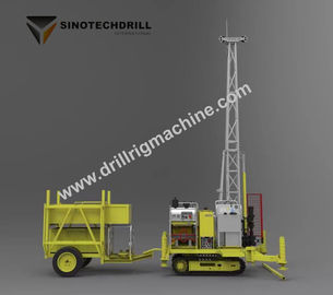 23.5kw Engine Drill Rig Machine Self - Propelled With Full Hydraulic Core